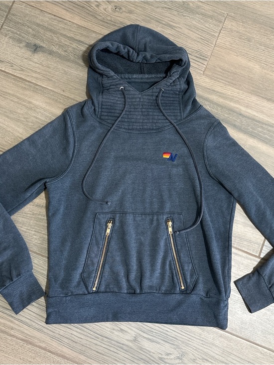 Aviator Nation Jackets & Blazers - Aviator Nation Ninja Pullover Hoodie Size XS navy Blue